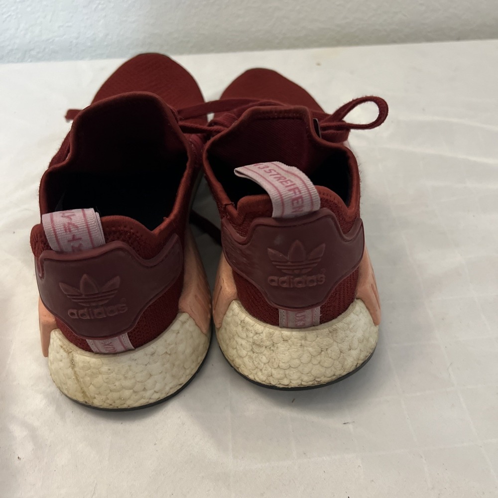 ADIDAS Originals NMD R1 running shoe Collegiate Burgundy womens Size 9.5M 675001 - Picture 6 of 7